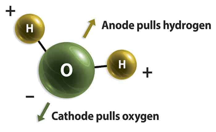 Electrolysis of Water Diagram Anode Cathode